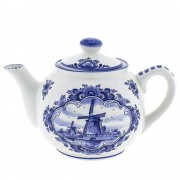 Tableware Teapot - Windmill Delft Blue