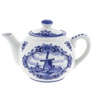 Teapot - Windmill Delft Blue