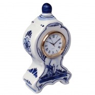 Miniature Mantel Clock Windmill 11cm - Delft Blue