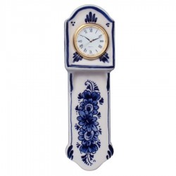 ﻿Miniature Wall Clock 16 cm - Delft Blue