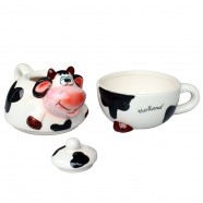 Teapot  Cow - Tea-for-One
