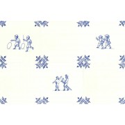 Oud Hollandse Kinderspelen Kinderspel - Set van 6 tegels 12,5cm