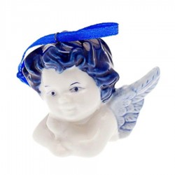 Angel Head A - X-mas Figurine Delft Blue