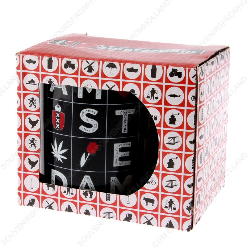 Mug Amsterdam 9,5cm Cups and Mugs • Souvenirs from Holland