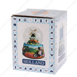 Holland Molen Fiets - Sneeuwbol 6.5cm