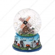 Holland Windmills - Snow Globe 6.5 cm