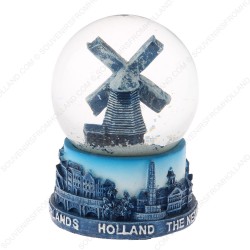 Amsterdam Delft Blue - Sneeuwbol 9cm