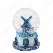 Amsterdam Delft Blue - Snow Globe 6.5 cm