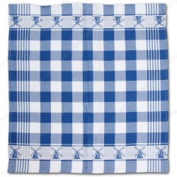 Windmill Blue Tea Towel - Dish Cloth 60x65cm