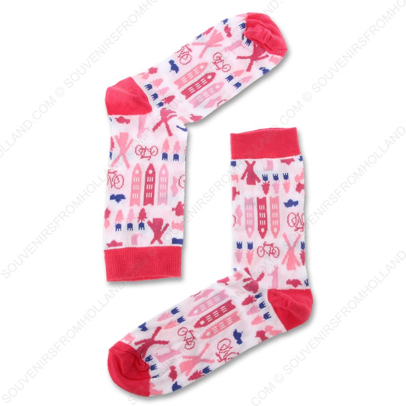 Socks pink Holland - Size 35-41
