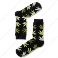 Sokken Cannabis Zwart  - Maat 35-41