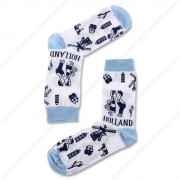 Socks Delft Blue Holland -...