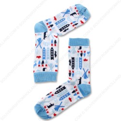 Socks Light Blue Holland - Size 40-46