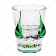 Bikini Cannabis Amsterdam Shotglas - Shooter