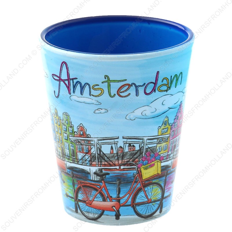 Amsterdam Canal Bright Shotglass - Shooter