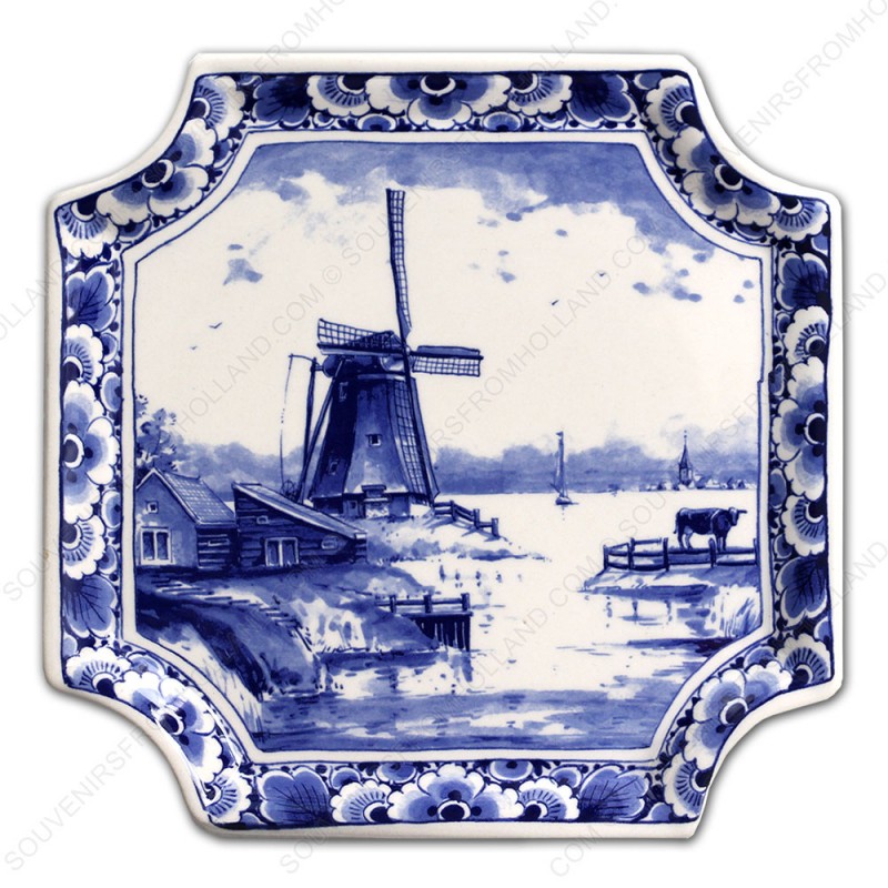 Applique Windmill - Square 19 x 19 cm