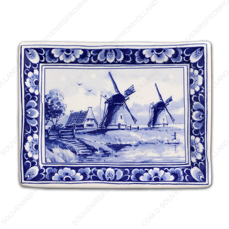 Applique Holland Landscape Windmills - 15 x 12 cm