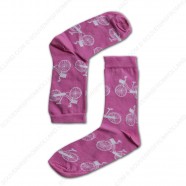 Socks Bikes Pink- Size 35-41