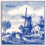 Holland Molen - Tegel 15x15cm