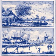 Fall and Winter in Holland - Tile 15x15cm