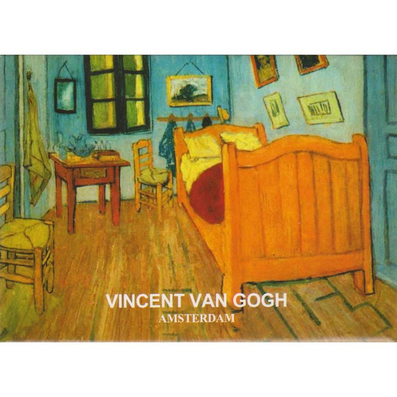 Slaapkamer Van Gogh - Platte Magneet