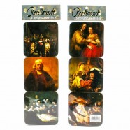 Rembrandt - Cork Coasters - set of 6
