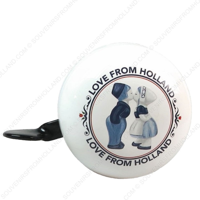 Bicycle Bell Holland Kissing Couple 6cm