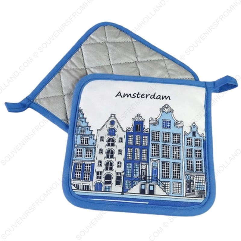 Pannenlappen - Delfts Blauw Grachtenhuizen