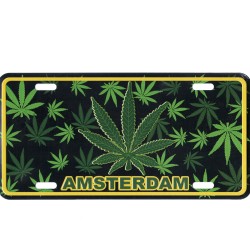 Amsterdam Cannabis - Kentekenplaat