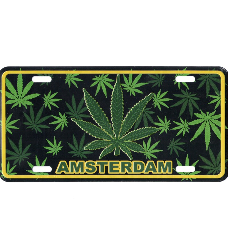 Amsterdam Cannabis - Licence Plate