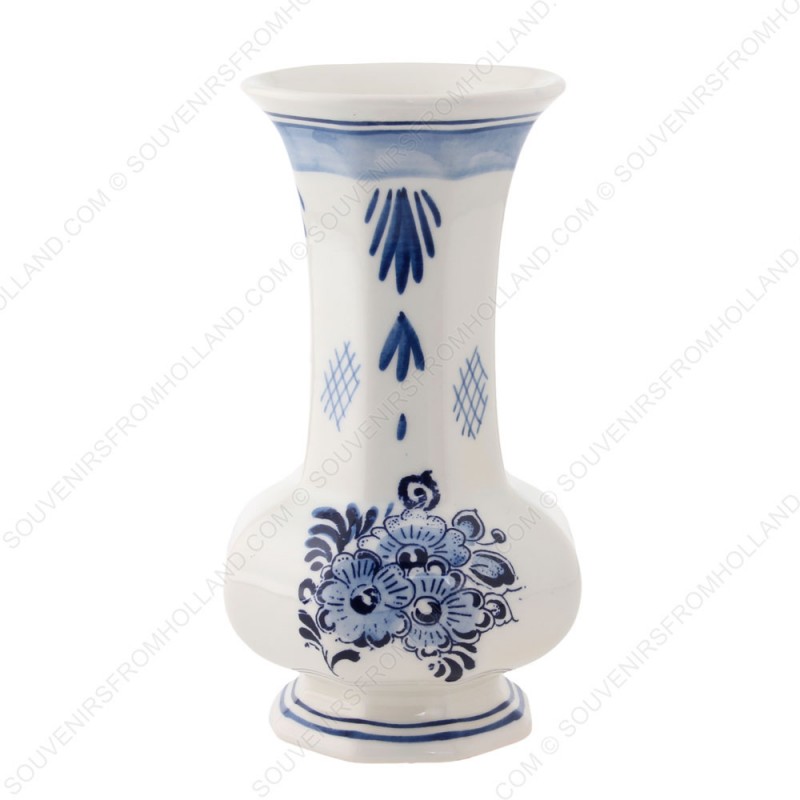 Windmill Delft Blue Vase 15cm Flower Vases • Souvenirs from Holland