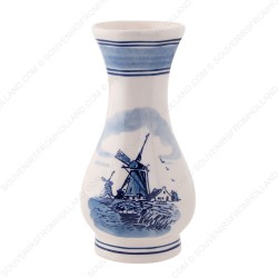 Windmill Delft Blue - Vase 16cm