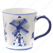 Delft Blue Mug 3D Windmill...