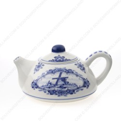 Tea-for-one Theepot - Molen Delfts Blauw