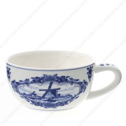 Tea-for-one Teapot - Windmill Delft Blue