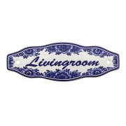 Livingroom Door Sign -...