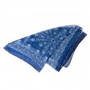 Transparante blauwe Sjaal