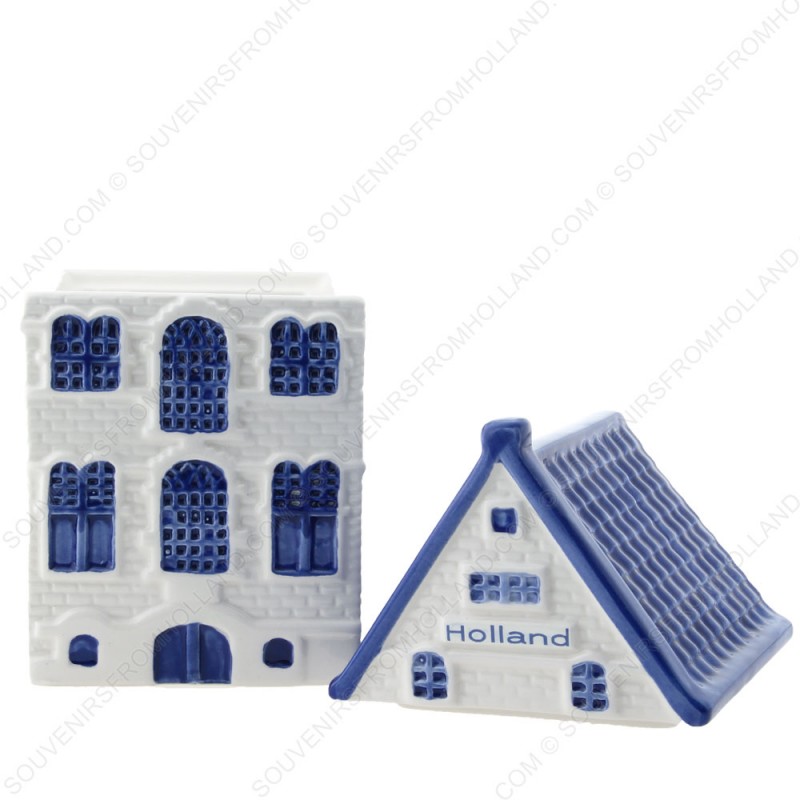 Storage Jar Canal house Gabled Roof 19cm