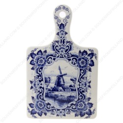 Cheese Board Windmill Large - Delft Blue