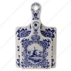 Cheese Board Windmill Large - Delft Blue