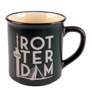 Zwarte Camp Mug Rotterdam...