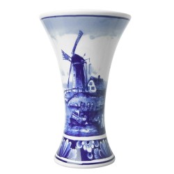 Chalice Vase Windmill Landscape - large 16cm