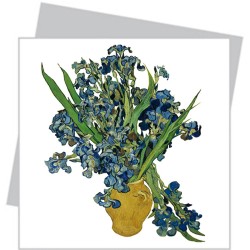 Flat Flower Small - Van Gogh Irisses