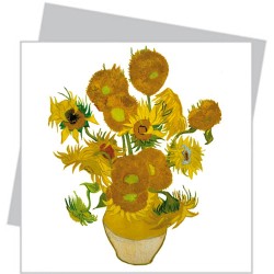 copy of Flat Flower Small - Van Gogh Sunflowers
