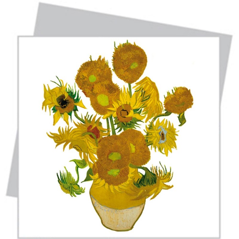 Flat Flower Small - Van Gogh Sunflowers
