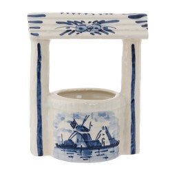Water Well flower pot - Delft Blue