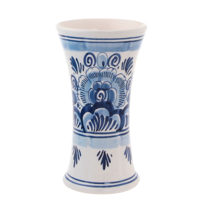 Delft Blue Chalice Vase 14cm - Flowers