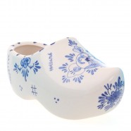 Ceramic Delft Blue Wooden Shoe - 15 cm