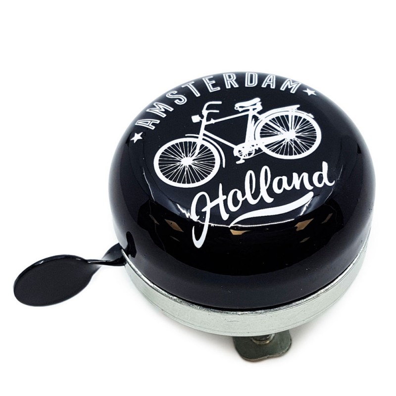 Black Bicycle Bell Amsterdam 6cm