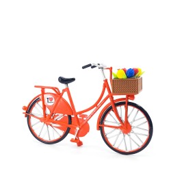 Mini Bicycle Orange - Miniature 13,5 x 8,5 cm